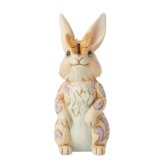 Jim Shore Mini Bunny with Butterfly