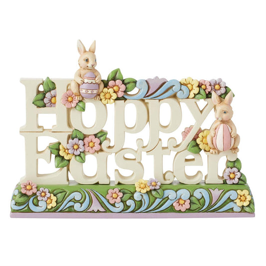 Jim Shore Hoppy Easter with Bunnies Figurine