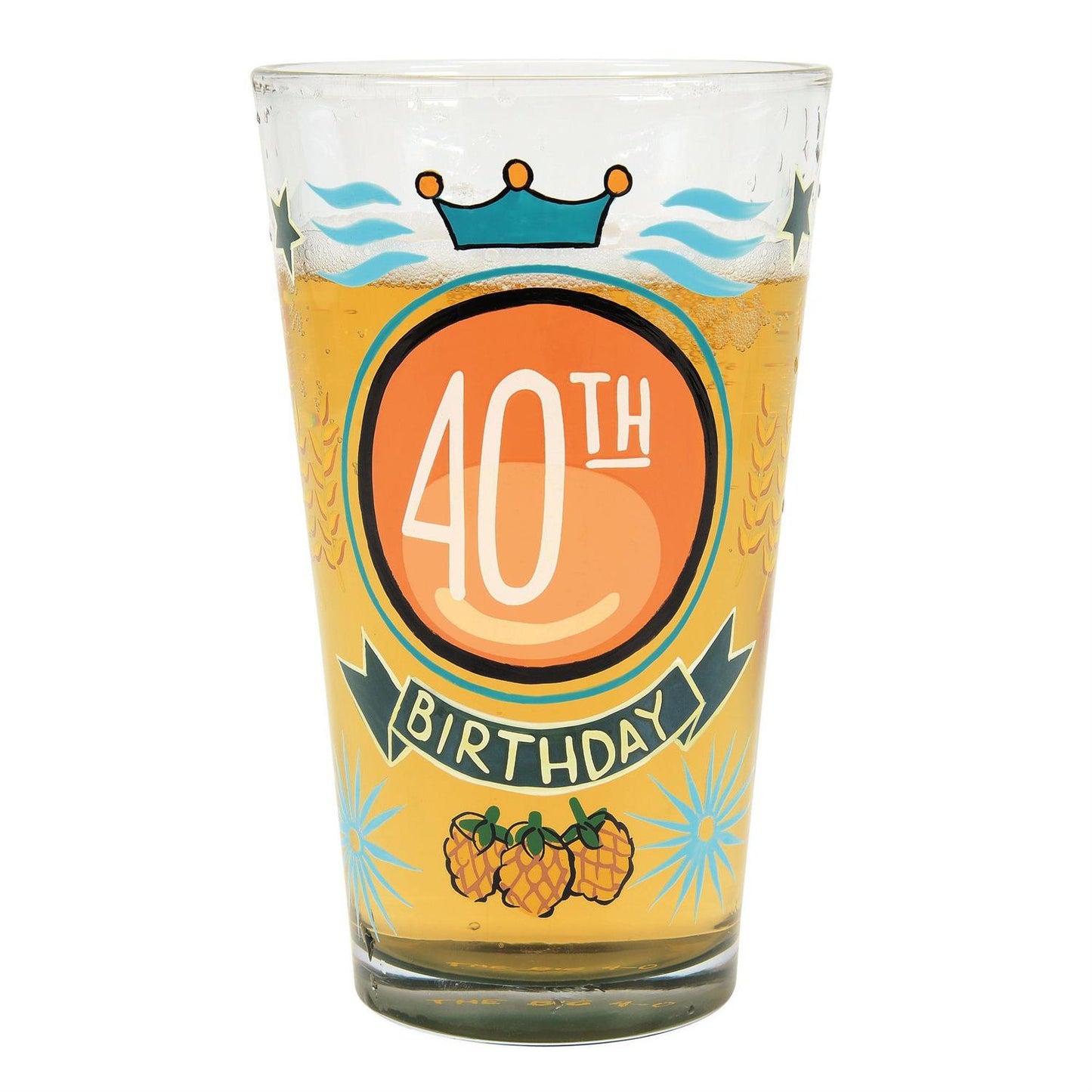 40th Birthday Pint Glass