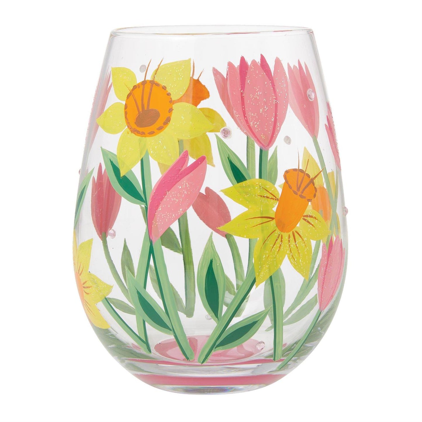 Spring Bloom Stemless Wine