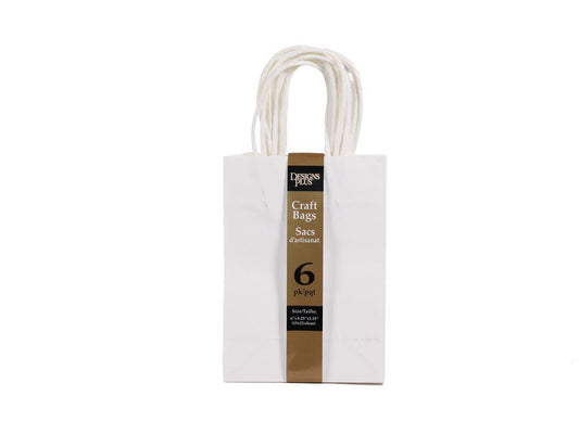 Small White Kraft Gift Bag