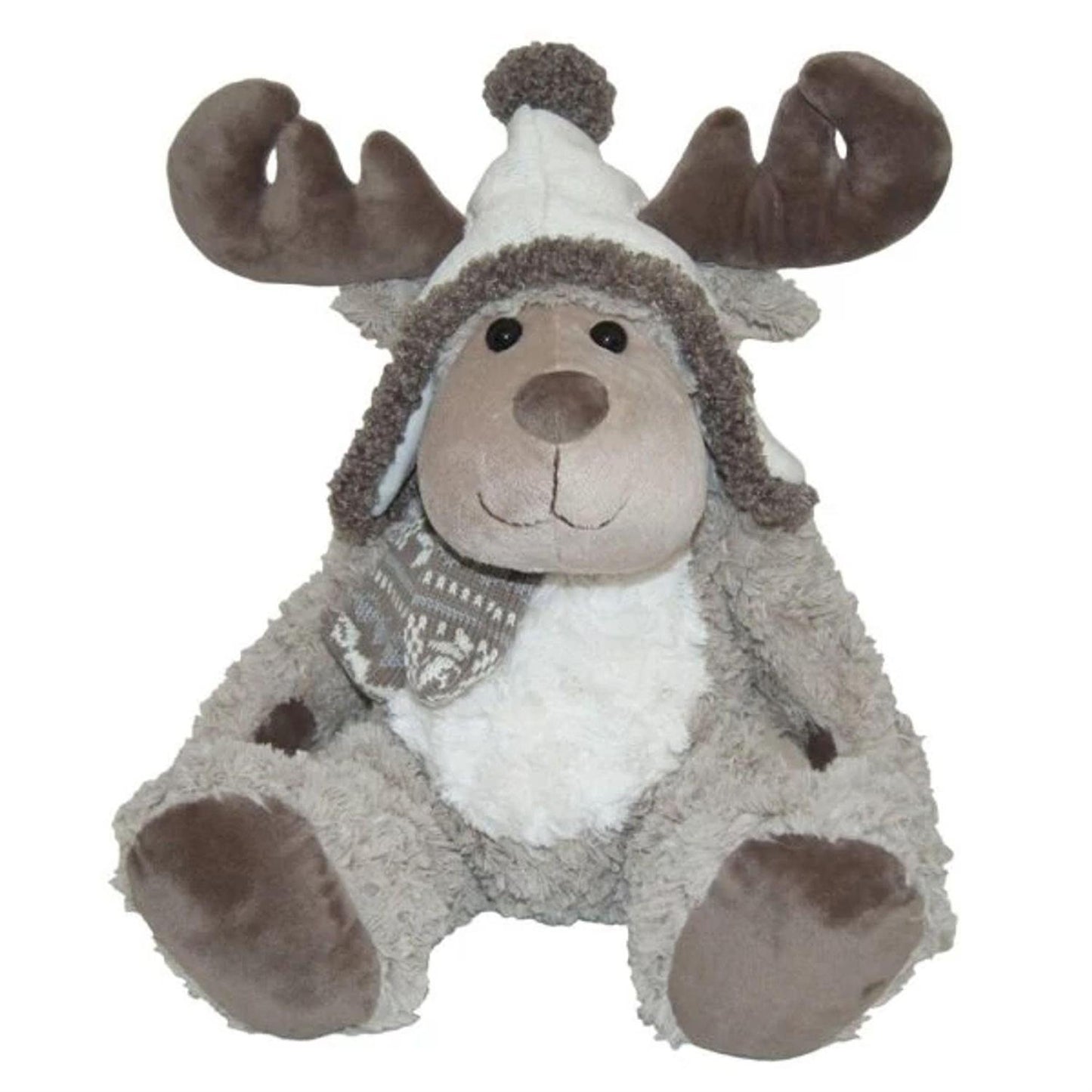 Kalidou Brown Moose with Hat Scarf