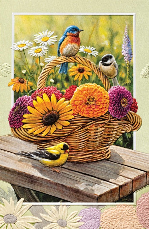 Pumpernickel Press Summer Bouquet Birthday Card