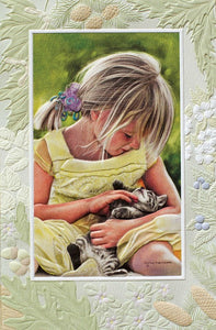 Pumpernickel Press Smitten By A Kitten Birthday Card