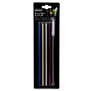 Set of 4 Cocktail Straws