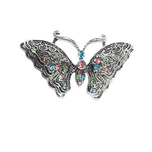 Wide Butterfly Multi/Jewel Pin