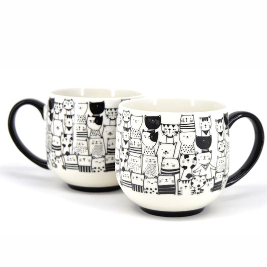 PAWS CAFÉ Cat Mugs