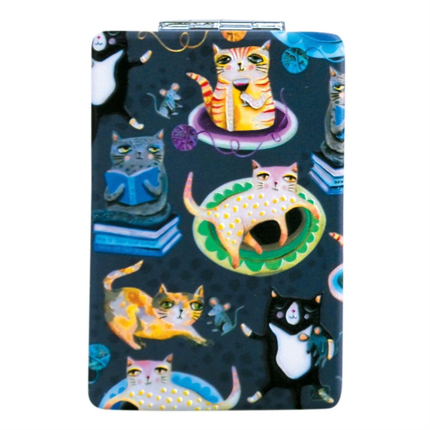 Crazy Cats Compact Mirror