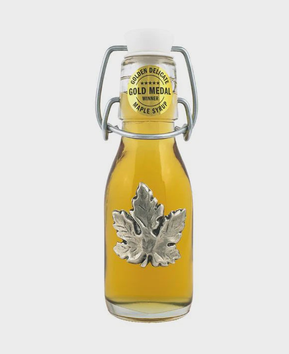 Cruchon Junior Pewter Maple Leaf Syrup - 100 ml