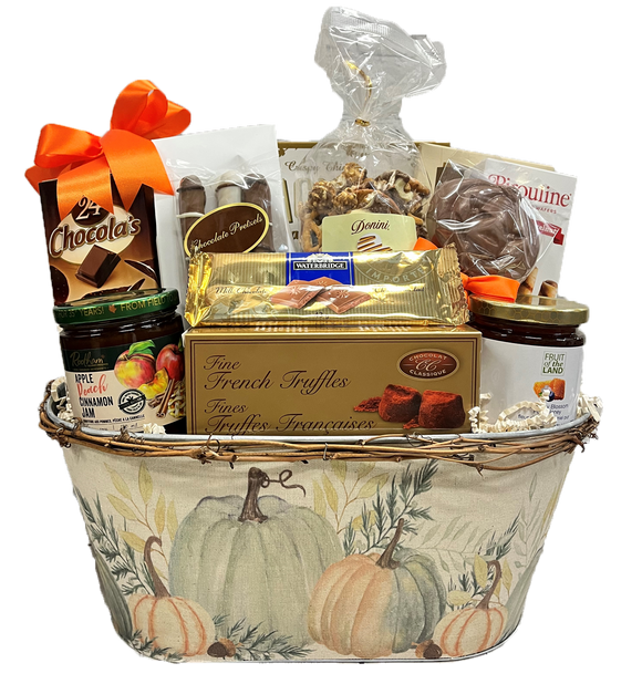 Oval Autumnal Gift Basket
