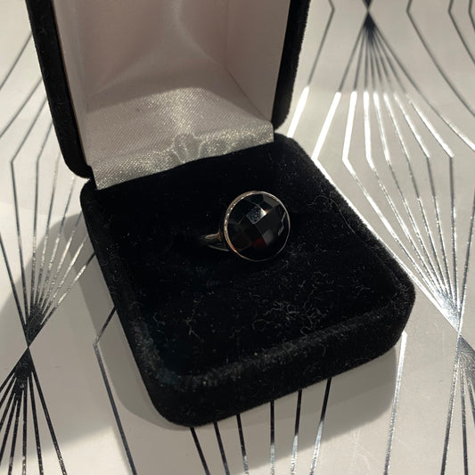 Black Onyx Sterling Silver Ring