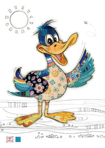 Dougie Duck Card