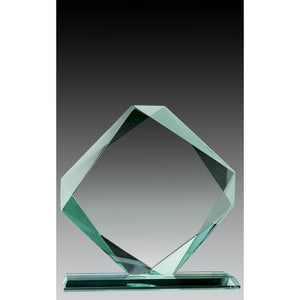 Glass Jade Diamond 7.5"