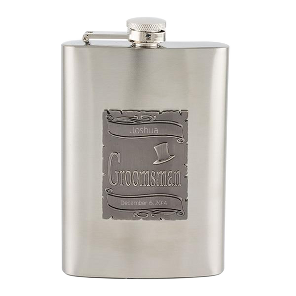Groomsman Flask