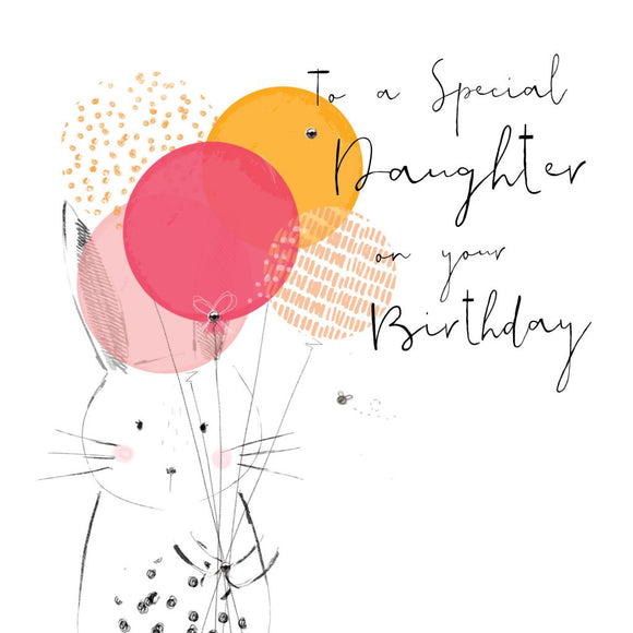 To a special daughter on your birthday – Rabbit