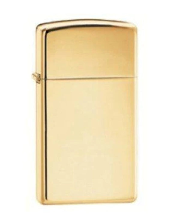 Slim Brass Zippo Lighter