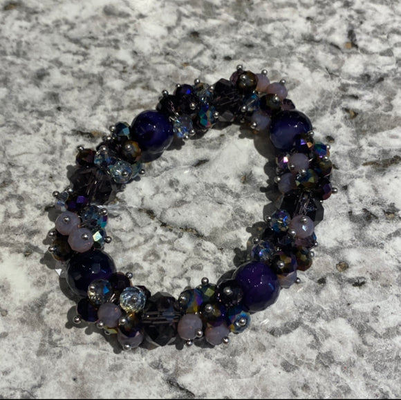 Purple Bead Bracelet