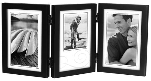 Triple Vertical Concepts Black Frame 4x6