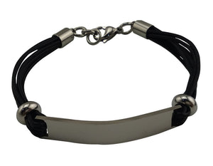 Black Engravable Bracelet