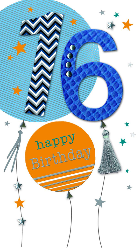 Champagne – 16 happy birthday – Balloons