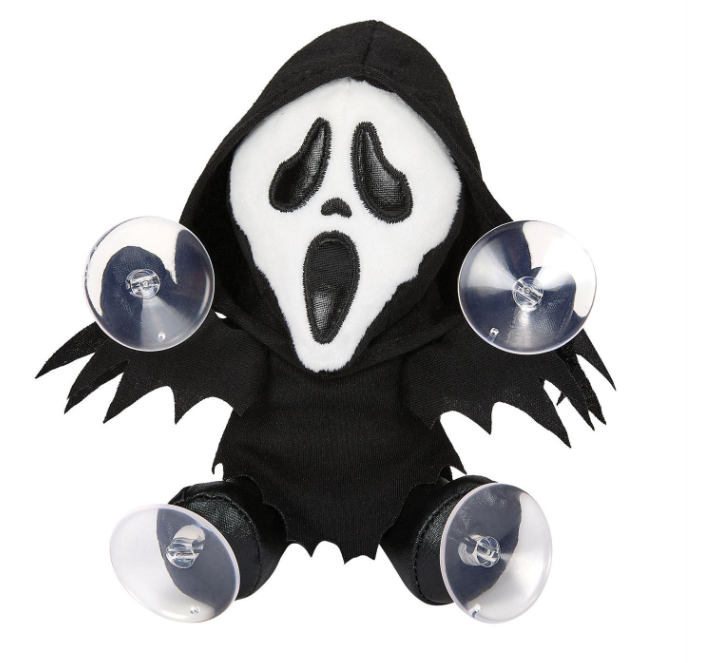 Ghost Face Plush with Suction Cups