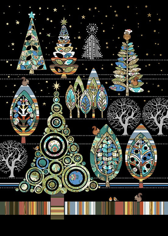 Christmas Tree Forest Christmas Card