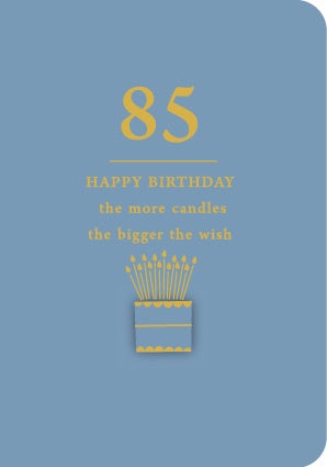 85 Happy Birthday Card