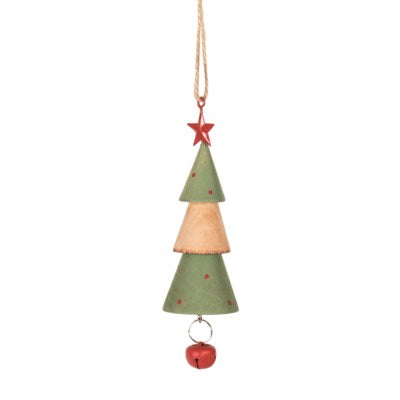 Natural Wood Tree Ornament