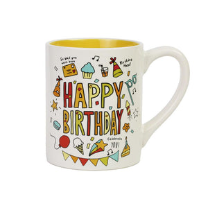 Simply Mud Happy Birthday Mug