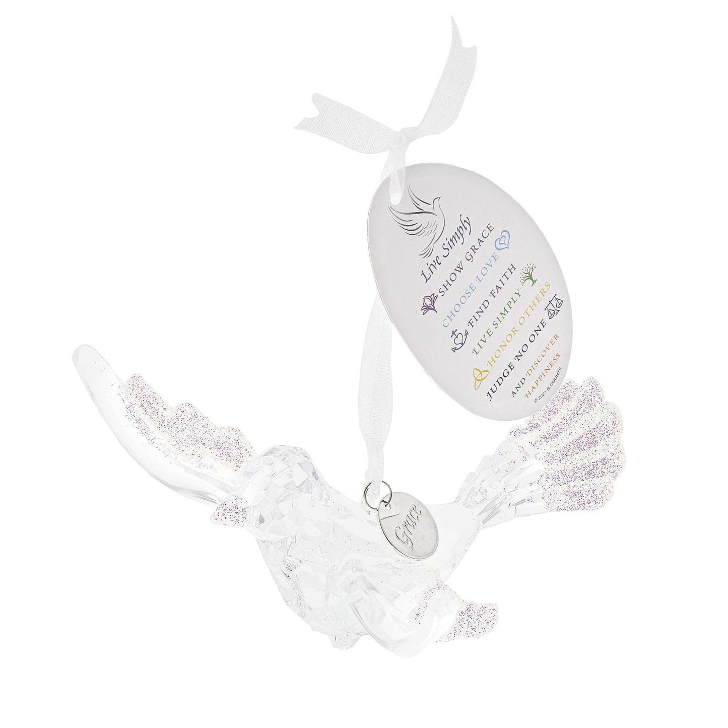 Live Simply Dove Ornament