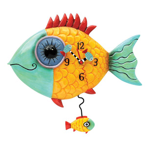Allen Designs Wide-Eyed Fishy Clock