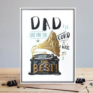 "Dad You Are The Best" Card