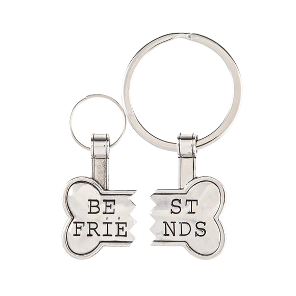 BFF Pet Tag and Keychain Breakaway Text