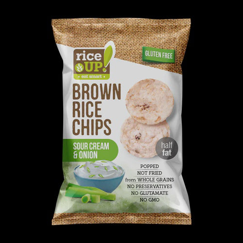 RICEUP! Brown Rice Chips Sour Cream & Onions – Basketique
