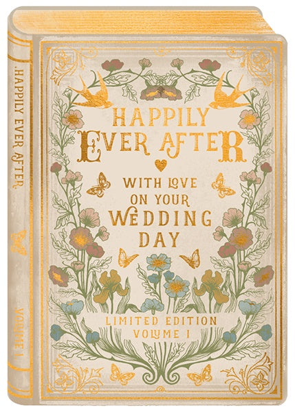 Happily Ever After Wedding Day Card