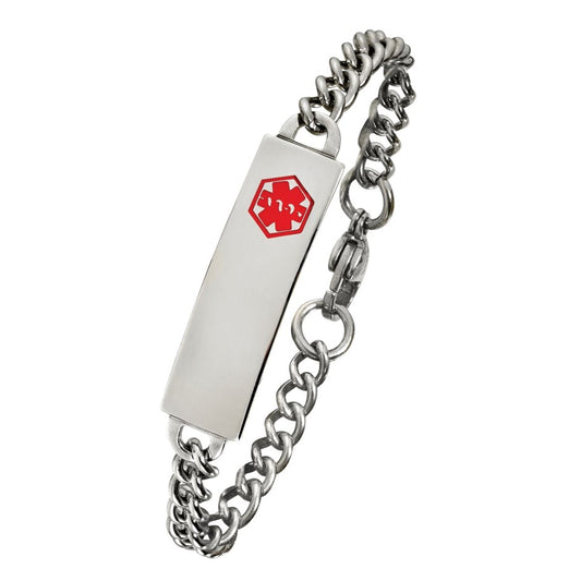 Stainless Steel Children's Medical Bracelet