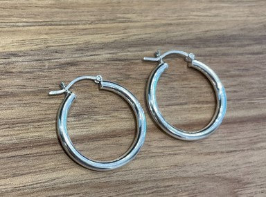 Sterling Silver Hoop Earrings