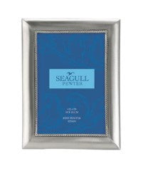 Plain Domed Rope Pewter Frame