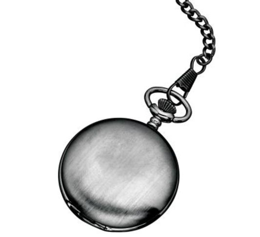 Dark Quartz Pocket Watch