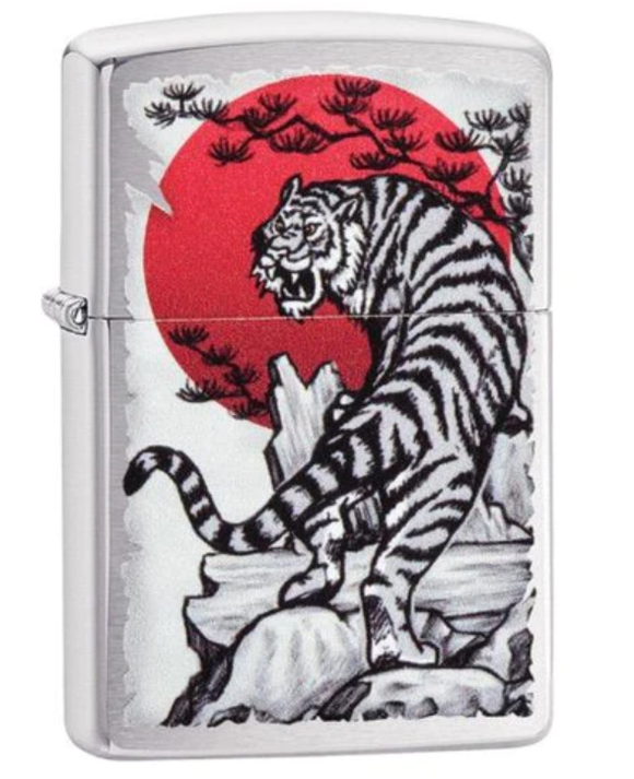 Asian Tiger Zippo Lighter