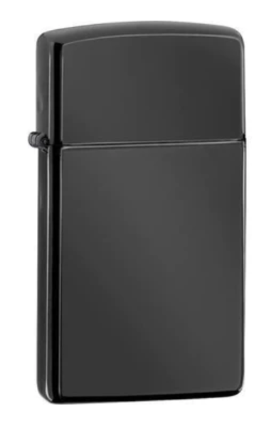 Slim Ebony Zippo Lighter