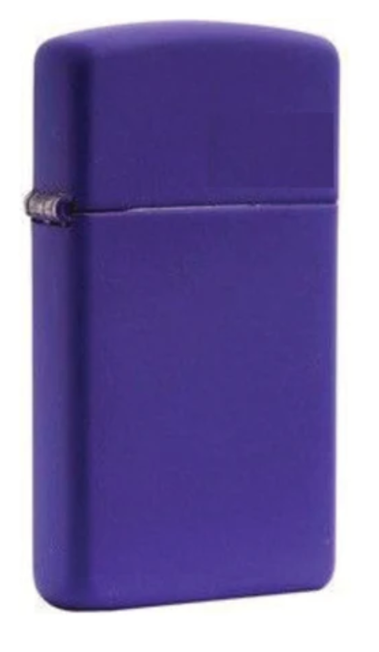 Slim Purple Matte Zippo Lighter