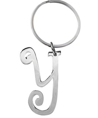 Initially Yours Key Ring Y