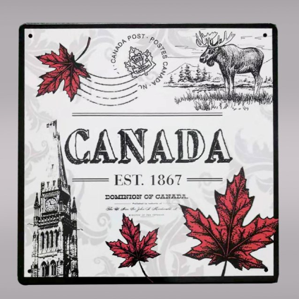 Wall Hanging Canada Stamp