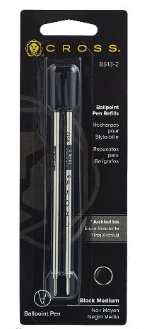 Cross - Medium Black Ballpoint Pen Refill