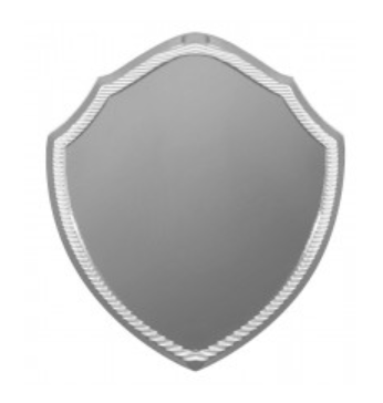 Silver Shield Plaque