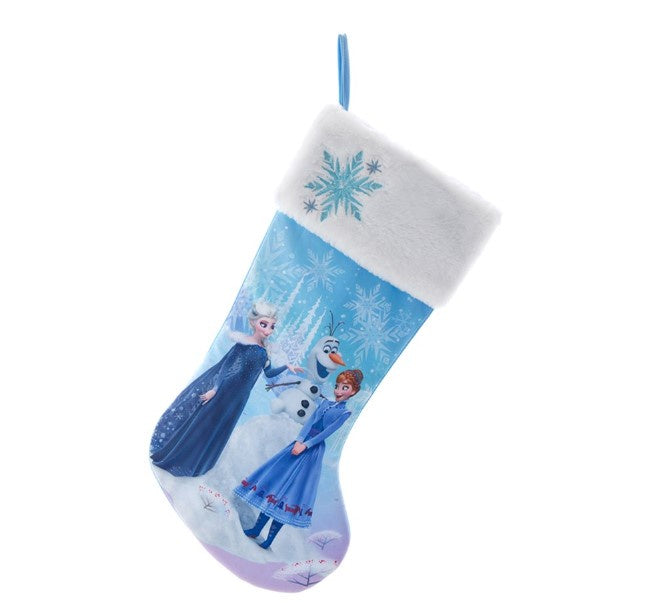 19"FROZEN STOCKING W/EMBROIDERED CUFF