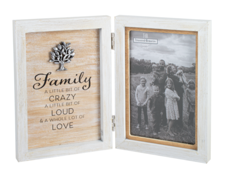 Photo Frame Family - Family a little bit of crazy a little bit of loud