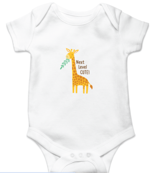 Butterscotch Giraffe Diaper Shirt