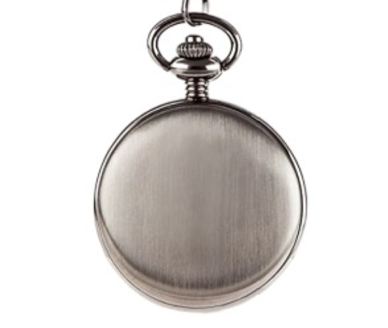 Skeleton Gold Dial Pocket Watch